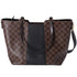 Louis Vuitton Jersey Tote Damier Ebene Shoulder Bag N44023 Brown Black